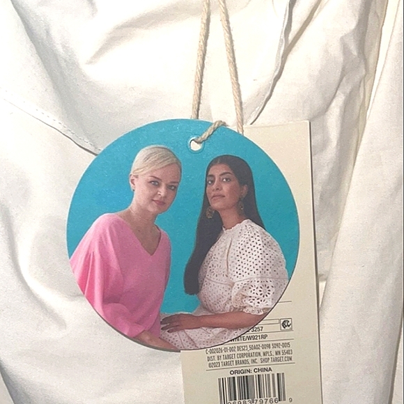 RHODE X TARGET WHITE ONE SHOULDER GODDESS DRESS  BELTED PLUS SIZE 1XL NWT - Picture 11 of 16